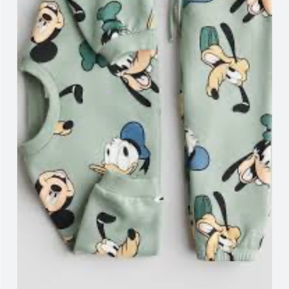 H&M Mickey Mouse 2-piece Set Kids Size 6/9m - Picture 2 of 2